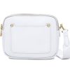 Bags, Straps & Purses Tarelle Leather Bags | Zara Leather Cross Body Bag-White