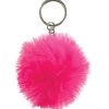 Key Rings Tarelle | Faux Fur Pompom Keyring-Pink