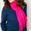 Scarves, Hats & Gloves Tarelle Scarves | Georgia Pashmina-Fuchsia Pink