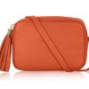 Bags, Straps & Purses Tarelle Leather Bags | Lila Leather Cross Body Bag-Burnt Orange