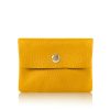 Bags, Straps & Purses Tarelle Purses | Small Leather Purse-Mustard Yellow