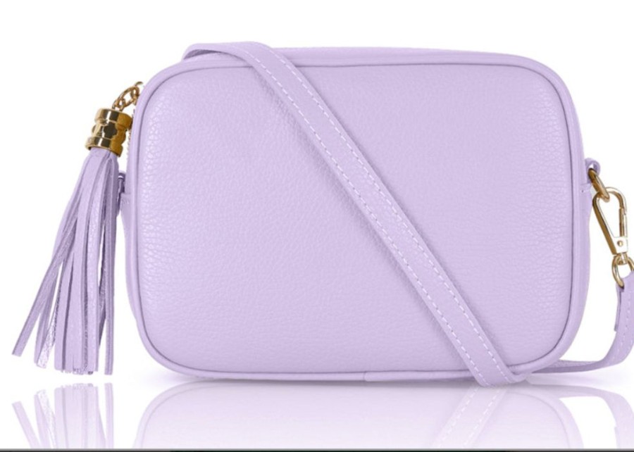 Bags, Straps & Purses Tarelle Leather Bags | Lila Leather Cross Body Bag-Lilac