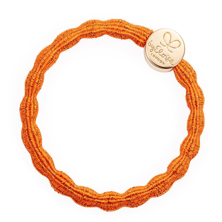 Jewellery Tarelle Bracelet | By Eloise Bangle Band-Metallic Orange/Gold Circle