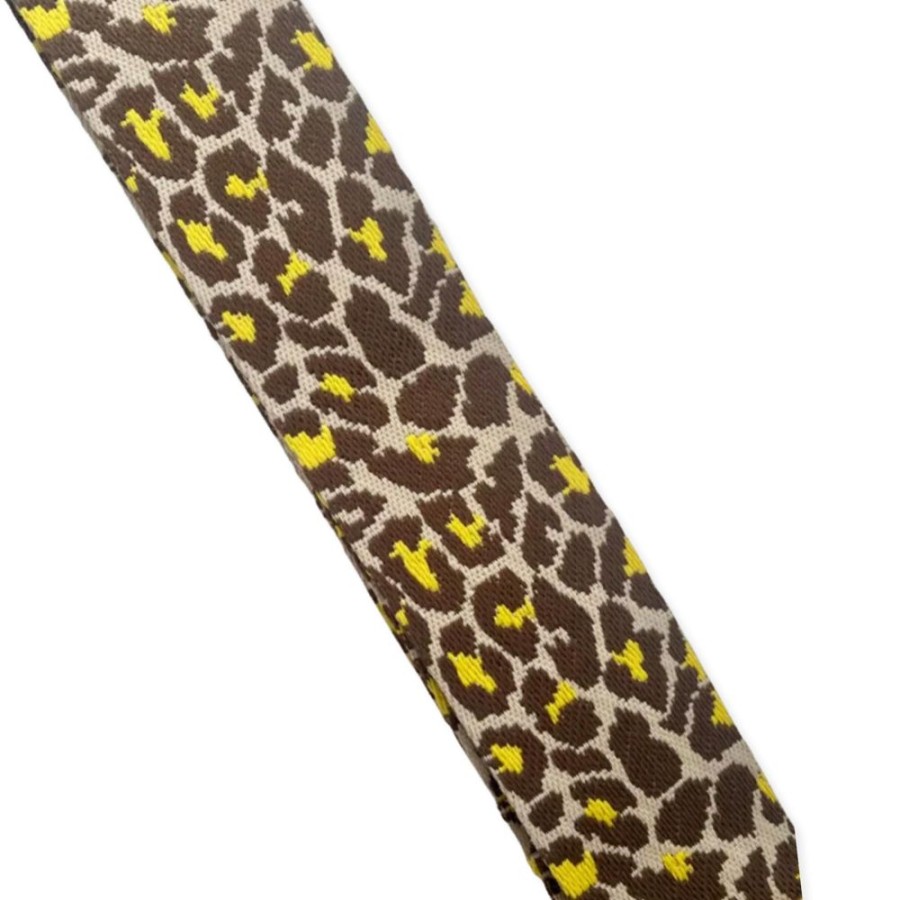 Bags, Straps & Purses Tarelle Bag Straps | Animal Print Bag Strap-Brown/Yellow