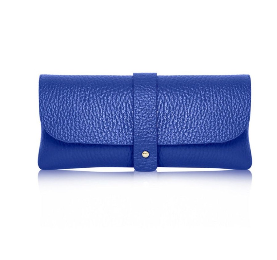 Bags, Straps & Purses Tarelle Glasses Cases | Leather Glasses Case-Royal Blue